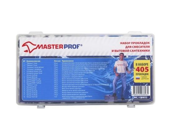 Набор прокладок для смесителя Сантехник № 3 MasterProf ИС.130852 – изображение 2