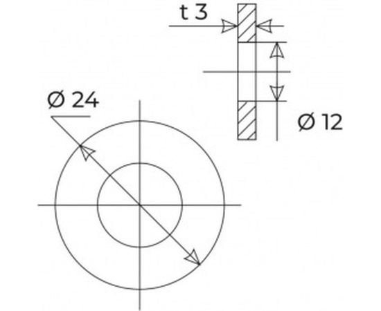 Прокладка для смесителя MasterProf с сеточкой, 3/4", MP-европодвес, 2 шт. ИС.130828 – изображение 2