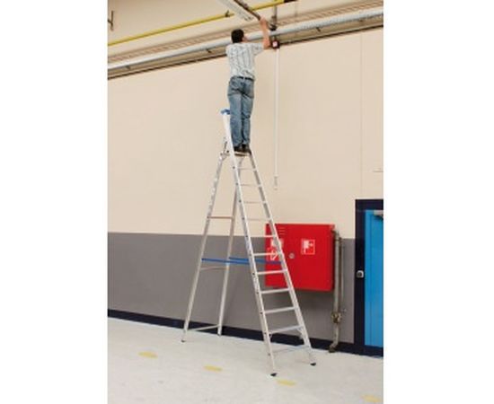 Стремянка свободностоящая 12 ступенек Krause STABILO 124579 – изображение 3