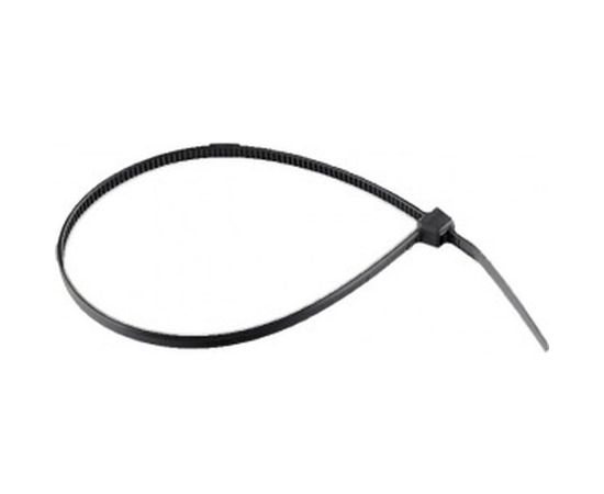 Хомуты СИБРТЕХ 300x3,6 мм, пластмассовые, черные, 100 шт 45560 