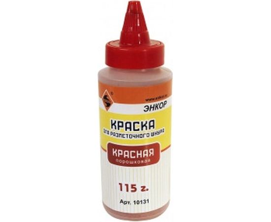 Краска для разметочного шнура (красная) Энкор 10131 