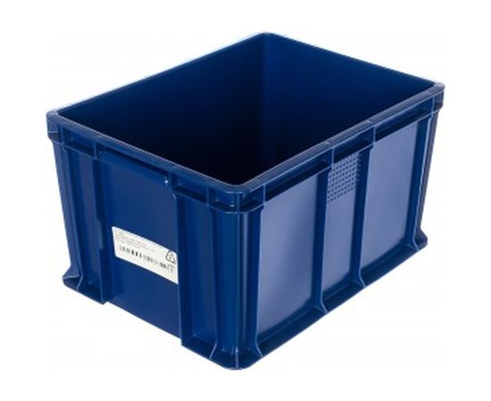 Сплошной ящик ТАРА 400х300х230 мм, синий 18649 