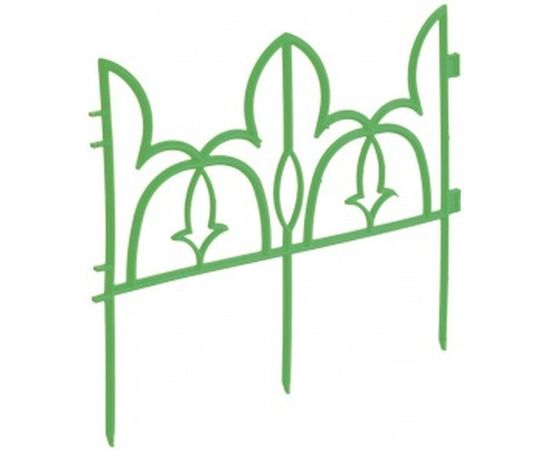 Декоративный забор Комплект-Агро Лилия 19х295 см, зеленый KA1186G 