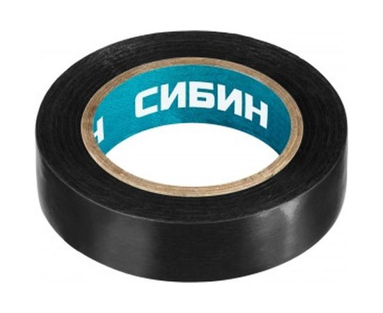 ПВХ изолента СИБИН 10м х 15мм, черная 1235-2 