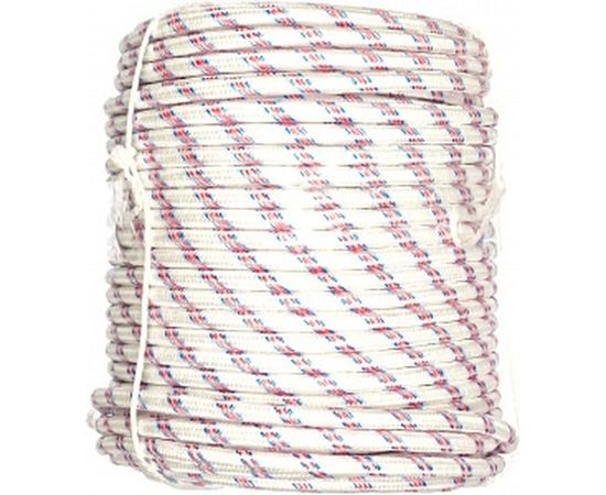 Плетеный 24-прядный полипропиленовый фал с сердечником 12мм, бухта 100м, 1000кгс СИБРТЕХ Россия 93968 – изображение 2