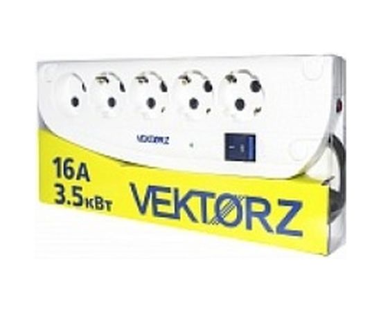 Сетевой фильтр Vektor Z NEW 3.5 кВт светло-серый 3м 15795 – изображение 2