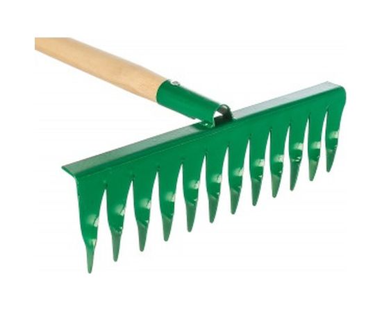 Садовые грабли с черенком РОСТОК 12 витых зубцов 421900-12 – изображение 2