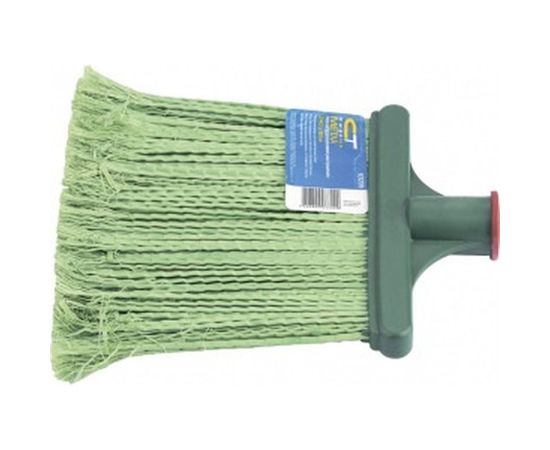 Распушенная полипропиленовая метла с черенком 240х160мм СИБРТЕХ 63219 – изображение 2