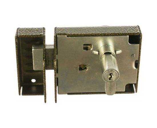 Накладной замок ЗЕНИТ Зенит-ЗН-1-2.1 бронза 07275 – изображение 2