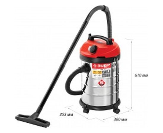 Строительный пылесос ЗУБР МАСТЕР М3-30 ПУ-30-1400 М3 – изображение 2
