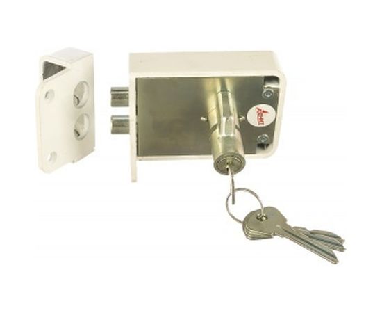 Накладной замок ЗЕНИТ Зенит-ЗН-1-3 белый 17768 – изображение 2