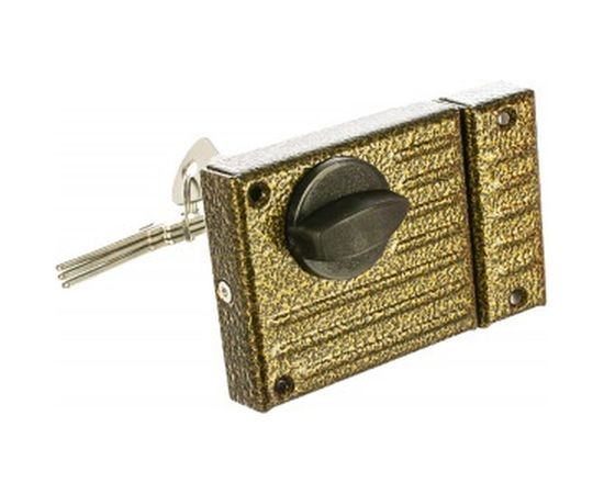 Накладной замок ЗЕНИТ Зенит-ЗН-1-2.1 бронза 07275 – изображение 3