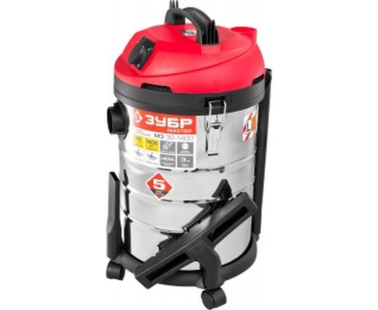 Строительный пылесос ЗУБР МАСТЕР М3-30 ПУ-30-1400 М3 – изображение 3