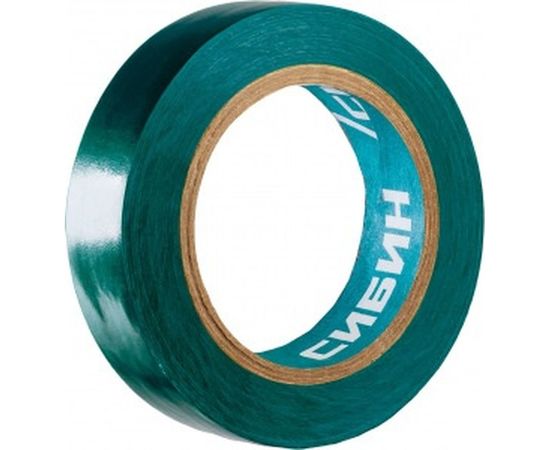 ПВХ изолента СИБИН 10м х 15мм, зеленая 1235-4 – изображение 3