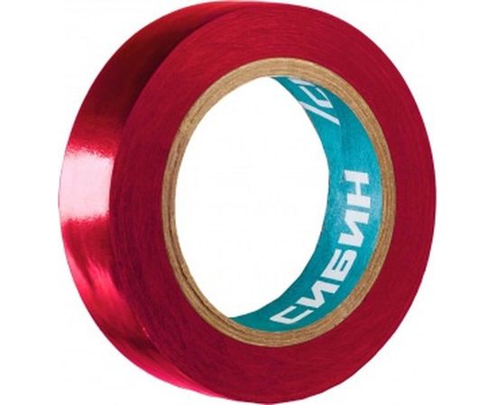 ПВХ изолента СИБИН 10м х 15мм, красная 1235-3 – изображение 3