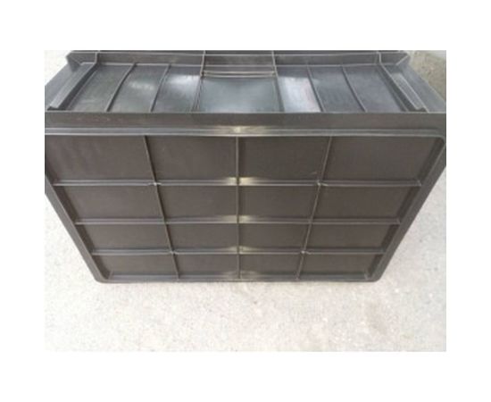 Мясной сплошной ящик, 600x400x250мм, черный, вес 2.2 кг ТАРА 00912 – изображение 5