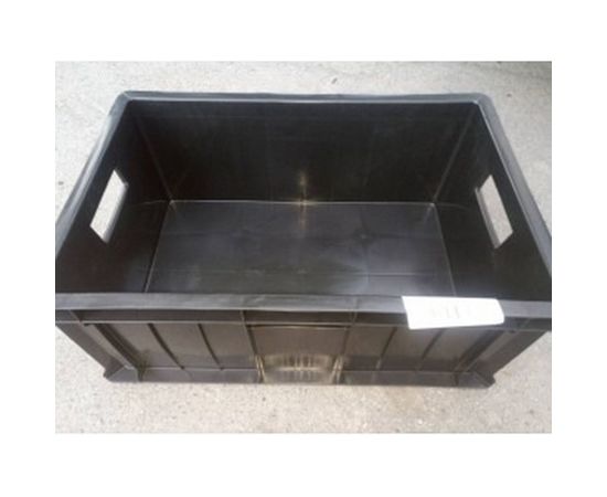 Мясной сплошной ящик, 600x400x250мм, черный, вес 2.2 кг ТАРА 00912 – изображение 8
