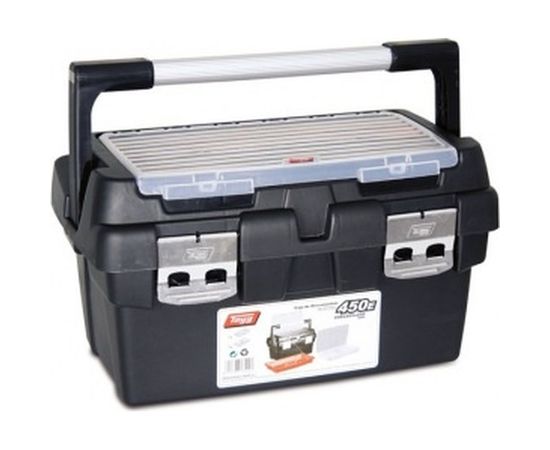 Ящик для инструментов с лотком + органайзер + органайзер в крышке 45х28.5х25см №450Е Tayg TAY-164002 