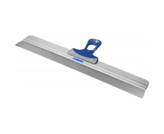 Фасадный шпатель СИБИН нержавеющий, алюминиевая направляющая, 600 мм 10085-60 
