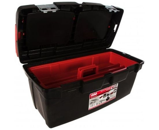 Ящик для инструментов 600x305x295 мм, +лоток + 2 съемных органайзера Tayg 167003 