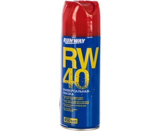 Смазка универсальная проникающая RW-40 450мл крышка-распылитель RUNWAY RW6045 