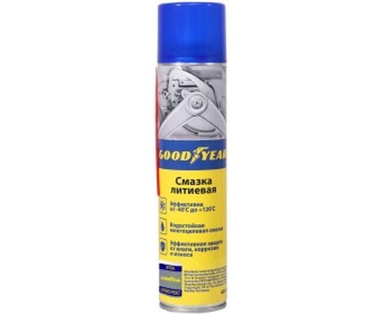 Литиевая смазка, аэрозоль 400 мл Goodyear GY000702 