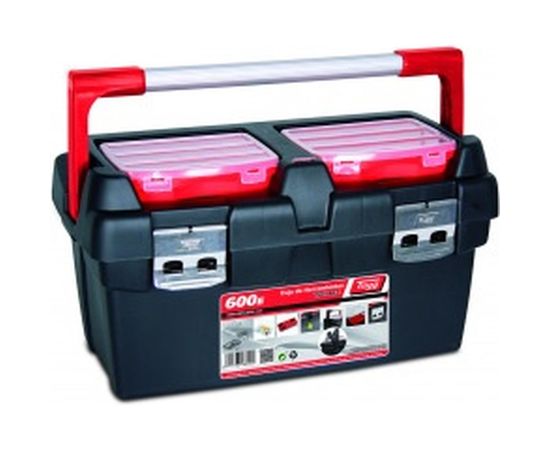 Ящик для инструментов 600x305x295мм +лоток + органайзер + 2 съемных органайзера Tayg 168000 