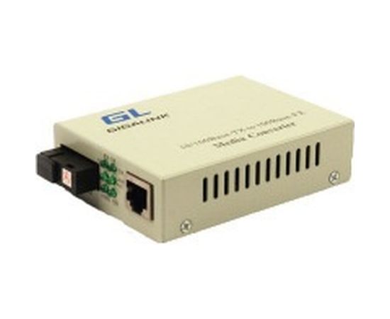Конвертер UTP GIGALINK 100Мбит/c, WDM, без LFP, SM, SC GL-MC-UTPF-SC1F-18SM-1550-N 