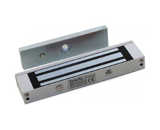 Электромагнитный замок Falcon Eye усиление на отрыв 180кг, 12V DC FE-L180 