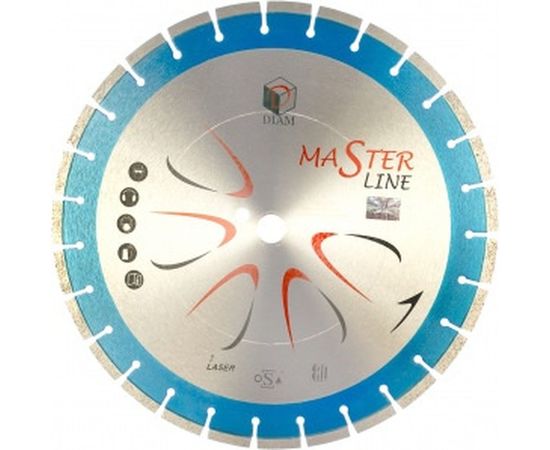 Круг алмазный сегментный 1A1RSS Master Line (400х25.4 мм) по железобетону Diam 000504 