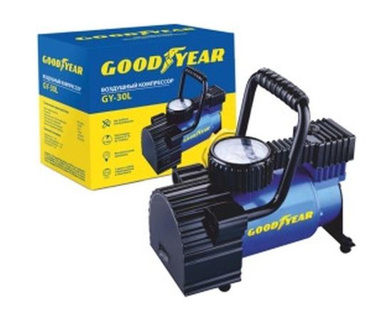 Воздушный компрессор со съемной ручкой и сумкой для хранения Goodyear GY-30L GY000101 30 л/мин – изображение 2