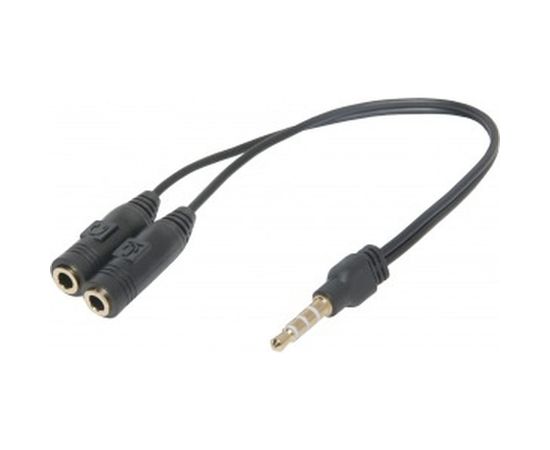 Переходник Defender Headset Jack 2*3.5jack-3.5 4pin jack 0,15м 63012 – изображение 2
