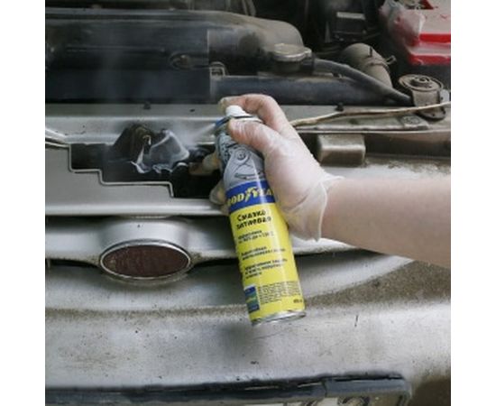 Литиевая смазка, аэрозоль 400 мл Goodyear GY000702 – изображение 2