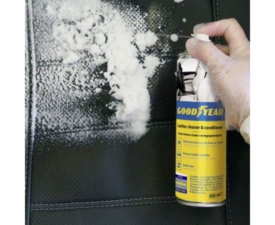 Очиститель кожи с кондиционером, аэрозоль 650 мл Goodyear GY000710 – изображение 2