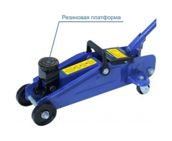 Гидравлический подкатной домкрат 1,8Т 320 мм с резиновой проставкой порога Goodyear GY-PD-01 GY000901 – изображение 2