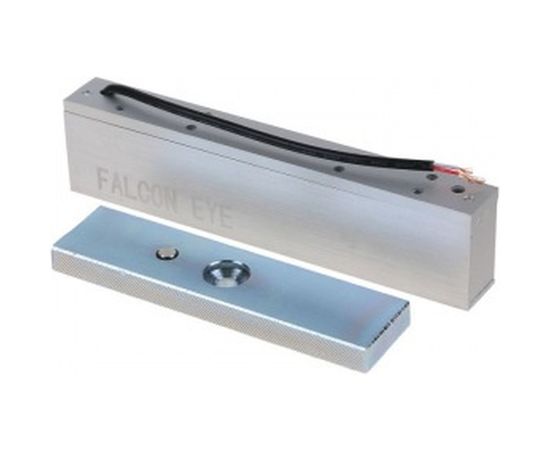 Электромагнитный замок Falcon Eye усиление на отрыв 180кг, 12V DC FE-L180 – изображение 2