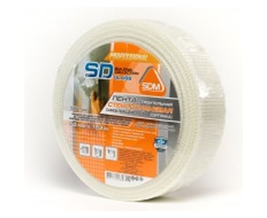 Строительная самоклеящаяся сетка SDM SD-GLASS Professional 50мм х 153м повышенной прочности 00-00000190 – изображение 2