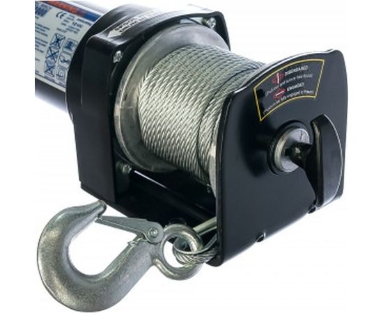 Электрическая лебедка со стальным тросом (12В, 907кг) ROCK RP2000 9201-10000 – изображение 2