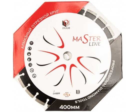 Круг отрезной по асфальту Master Line (400х3х10х25.4 мм) Diam 000528 – изображение 3