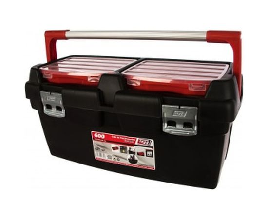 Ящик для инструментов 600x305x295 мм, +лоток + 2 съемных органайзера Tayg 167003 – изображение 3