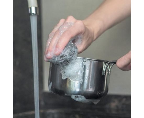 Губка для посуды PATERRA металлическая спираль 402-378 – изображение 3