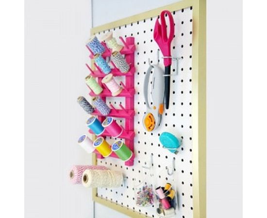 Перфопанель 595х595х5мм, белая ESSE ST005P – изображение 3