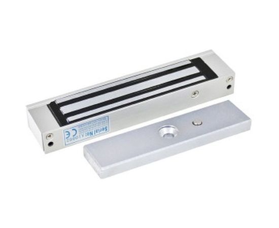 Электромагнитный замок Falcon Eye усиление на отрыв 180кг, 12V DC FE-L180 – изображение 3