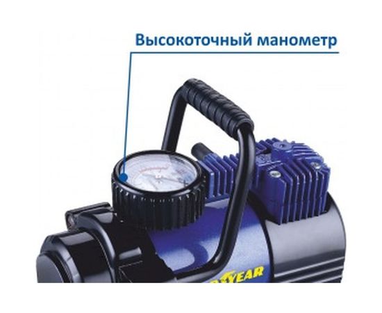 Воздушный компрессор со съемной ручкой и сумкой для хранения Goodyear GY-35L GY000102 (35 л/мин) – изображение 4