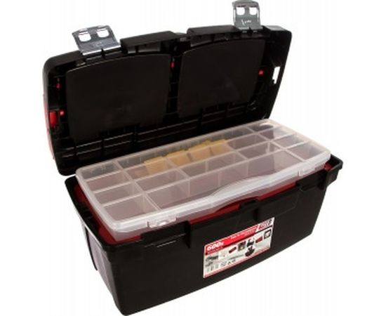 Ящик для инструментов 600x305x295мм +лоток + органайзер + 2 съемных органайзера Tayg 168000 – изображение 4