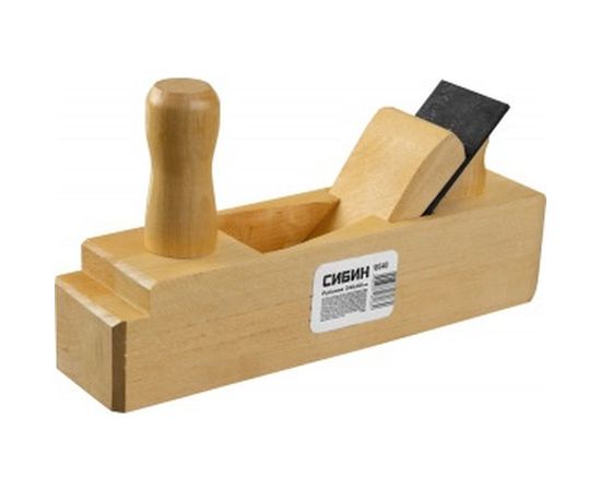 Деревянный рубанок со сменным лезвием, 240 х 60 мм СИБИН 18540 – изображение 4