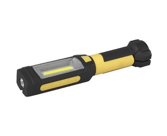 Рабочий фонарь ЭРА Практик 6Вт COB+3Вт, 3xAAA, магнит, крючок, прищепка Б0027823 