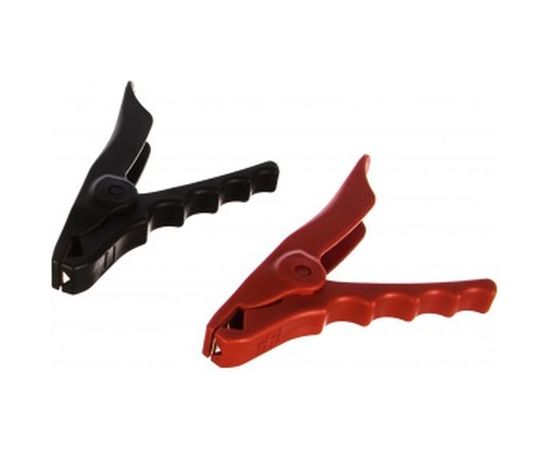 Зажим Крокодил АВТОЭЛЕКТРИКА 1 красный+1 черный Т-22 