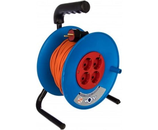 Удлинитель на катушке АТЛАНТ ПВС 2x1.5 30 м 40169 