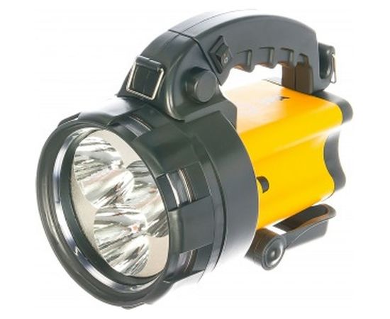 Фонарь-прожектор ЭРА PA-604 Альфа 3x1Вт LED SMD, литий 3Ач, сигнал.св., ЗУ 220V+12V Б0031035 